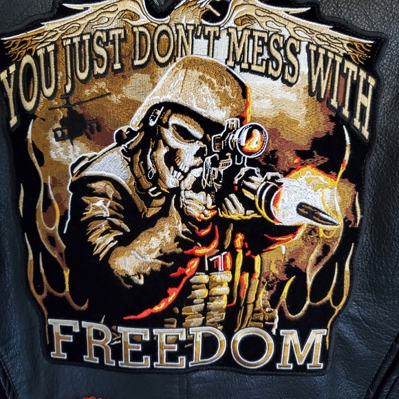 MOTORCYCLE LEATHER JACKET XL - Picture 3 of 8